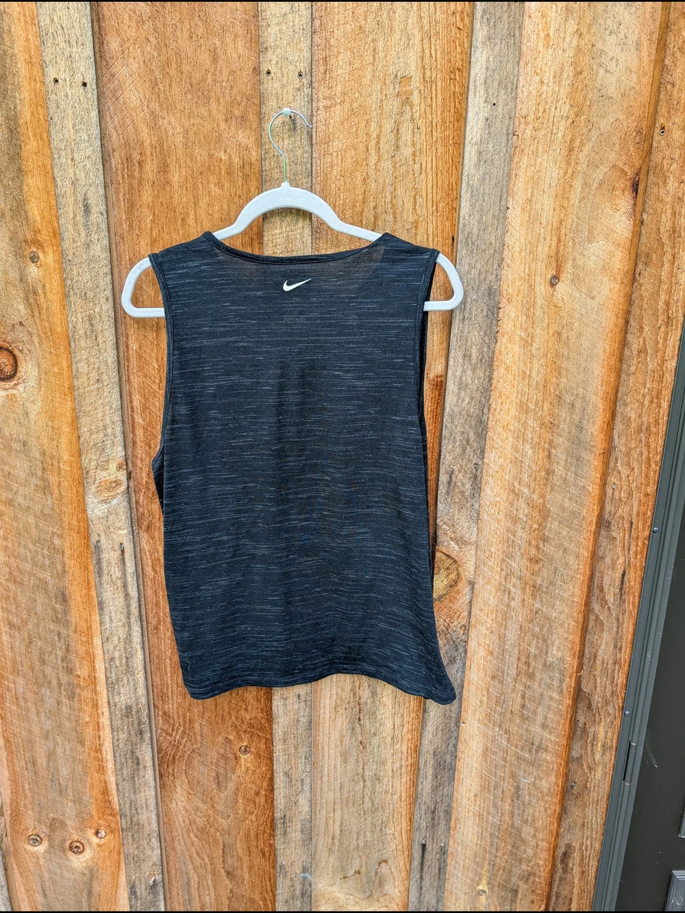 Nike Charcoal And Black Sleeveless Athletic Tank